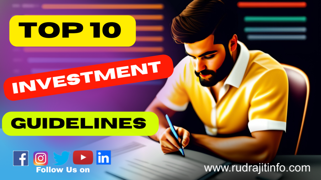 Top 10 Investment guidelines for Beginners | How to investing in early&nbsp;age?